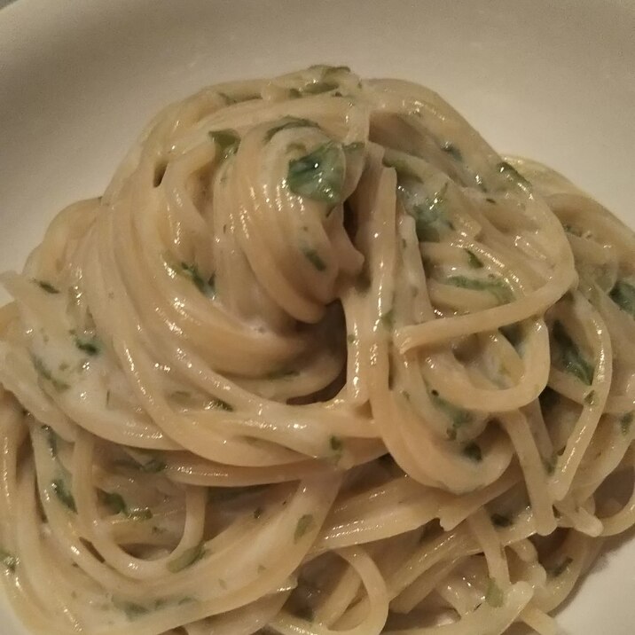 バターと牛乳で 生海苔のクリームパスタ風 レシピ 作り方 By 手あらいぐま 楽天レシピ